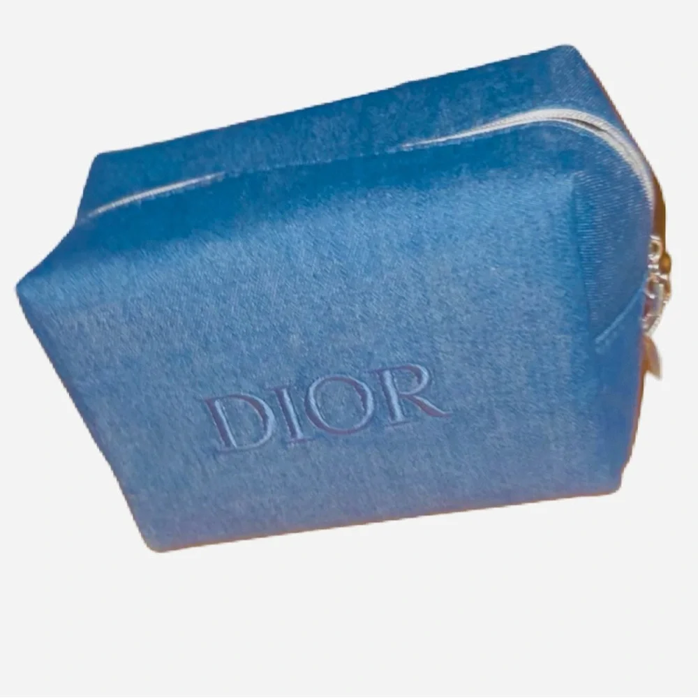 Dior - Denim Cosmetics Makeup Bag - Picture 1 of 4